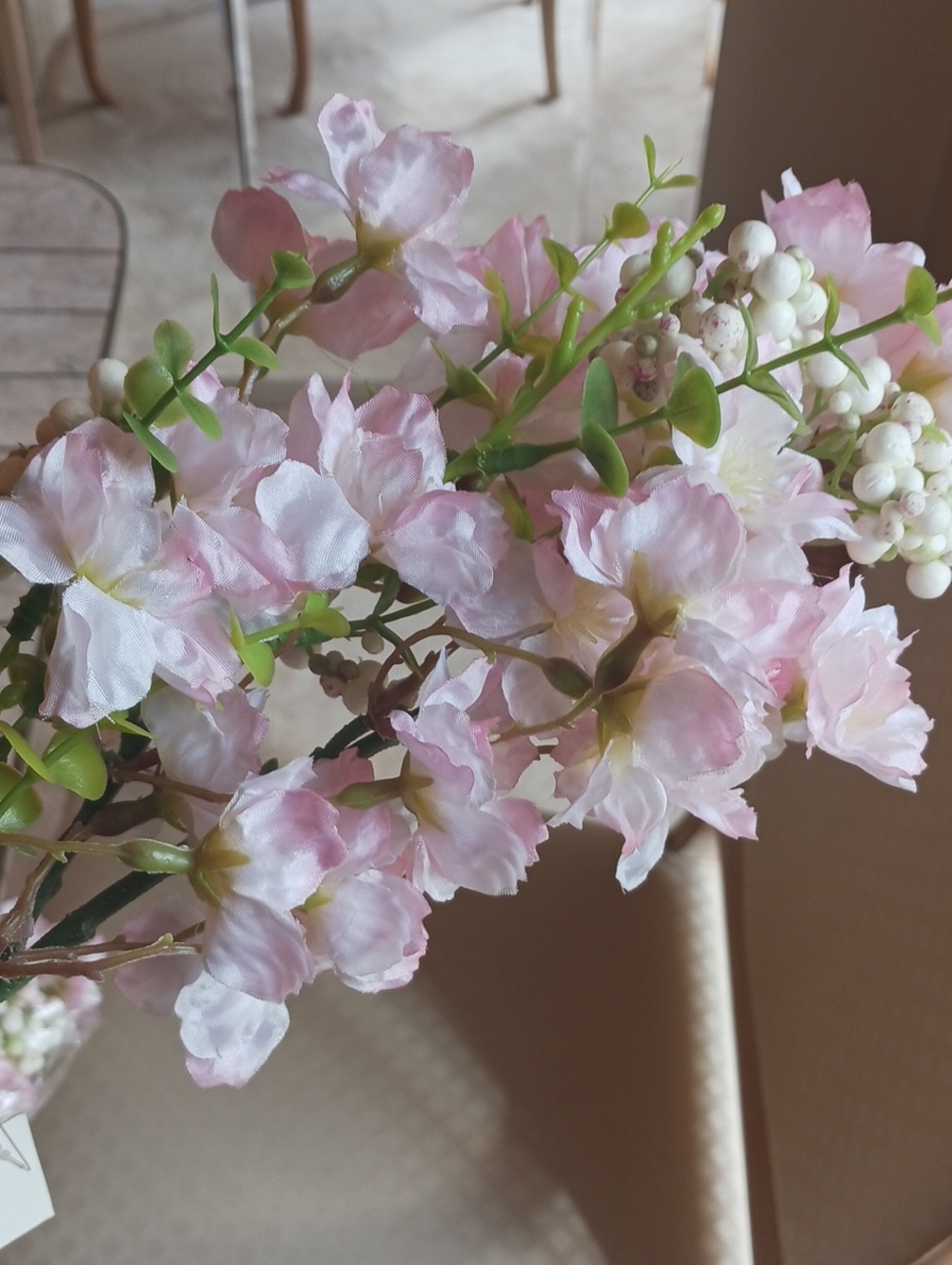 Floral-faux Cherry Blossom "Picks" by Valeri/QVC..NEW In Box,,see Description - Picture 2 of 14
